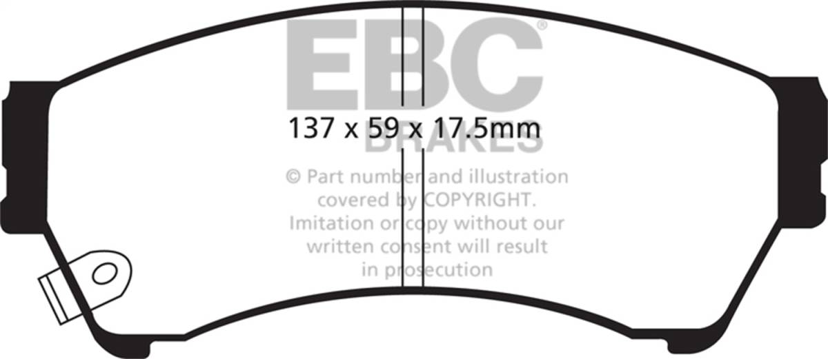 EBC Brakes Redstuff Ceramic Low Dust Brake Pads DP31765C