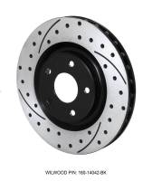 Wilwood - Wilwood Rotor-Front-SRP-C5/C6 Vette R/H-BLK 12.80 x 1.25 - 5 x 4.75