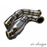 AR Design - AR Design 535i/xi N54 3" High Flow Cat Downpipes