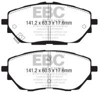 EBC - EBC 2017+ Toyota C-HR 2.0L Yellowstuff Front Brake Pads - DP42368R