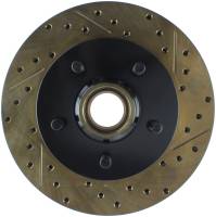 Stoptech - StopTech Sport Drilled/Slotted Brake Rotor Front Left 127.66011L