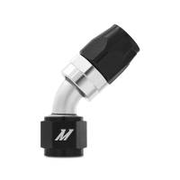 Mishimoto - Mishimoto Aluminum -12AN 45 Degree Fitting - Black - MMFT-SW-12-45