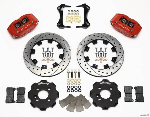 Wilwood - Wilwood Dynapro Radial Front Kit 12.19in Drilled Red Mini Cooper