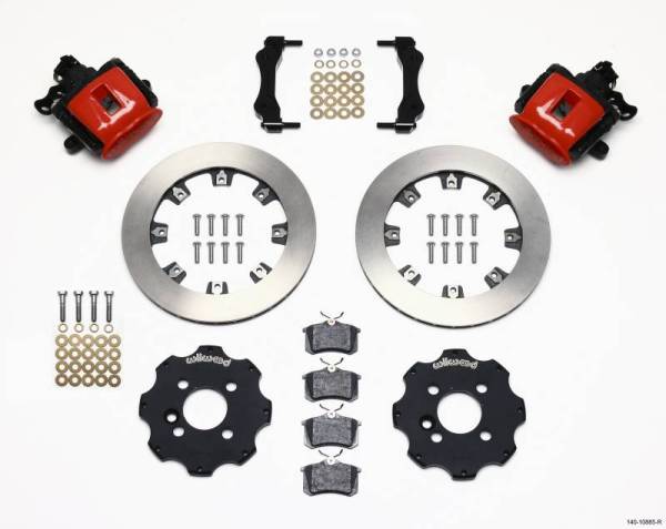 Wilwood - Wilwood Combination Parking Brake Rear Kit 11.75in Red Mini Cooper (Requires 17in Wheels)