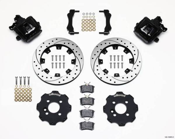 Wilwood - Wilwood Combination Parking Brake Rear Kit 11.75in Drilled Mini Cooper