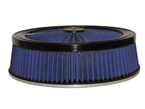 aFe - aFe MagnumFLOW Air Filters Round Racing P5R A/F TOP Racer 14D x 4H (Blk/Blue)