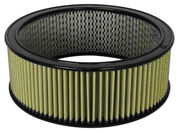 aFe - aFe MagnumFLOW Air Filters Round Racing PG7 A/F RR PG7 14OD x 12ID x 5H IN with E/M