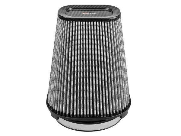 aFe - aFe MagnumFLOW Pro Dry S Air Filter (7.5x5.5in) F x (9x7in) B x (5.75x3.75in) T (Carbon) x 10in H