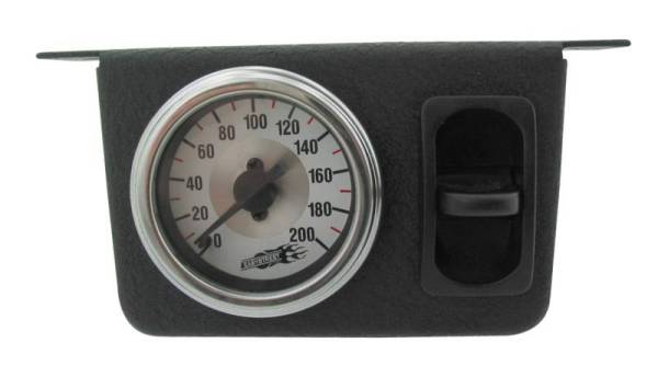 Air Lift - Air Lift Single Needle Gauge Panel With One Paddle Switch- 200 PSI