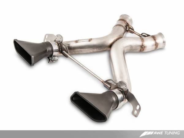 AWE Tuning - AWE Tuning McLaren 650S Performance Exhaust - Black Tips