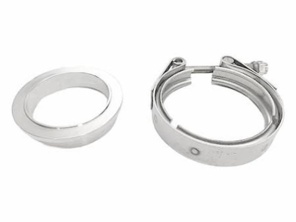 ATP - ATP Stainless Manifold Flange and Clamp set (For Garrett Undivided V-band Entry Housing)