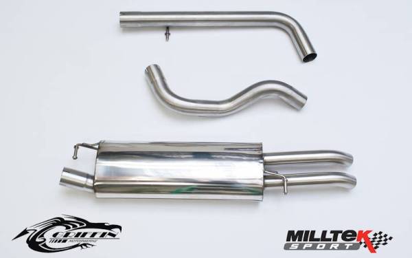 Milltek - Milltek 2.50" Cat-Back Exhaust System (non-resonated) for VW MKIV Golf/Jetta 1.9 TDI SSXVW061