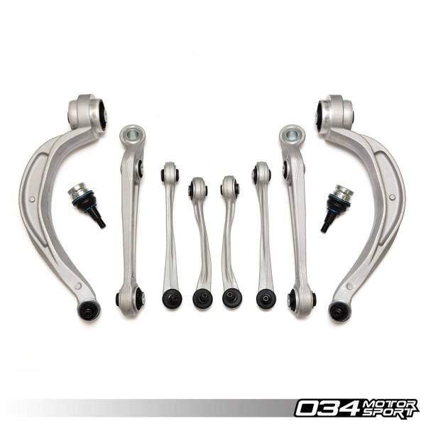 034Motorsport - 034Motorsport Density Line Control Arm Kit (Late M14 - Build Dates from Nov 3, 2009) for B8/B8.5 Audi A4/S4, A5/S5/RS5, A6/S6, A7/S7 & Q5 034-B8-DLCA-M14