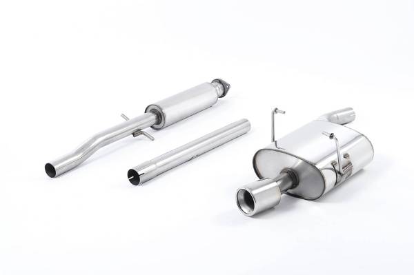 Milltek - Milltek Cat Back Exhaust for R50 Mini 1.6i, 90mm Meteor Tip SSXM001