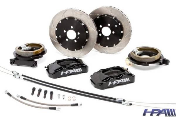 HPA - HPA High Performance 4-Piston Rear Brake Kit for MK7 VW Golf