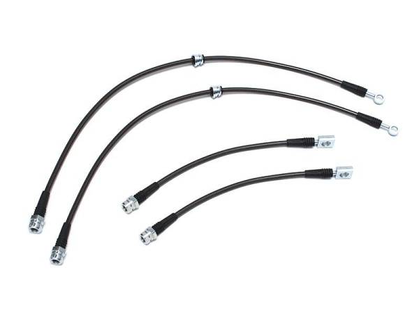 Neuspeed - NEUSPEED Sport Stainless Steel Brake Lines (Smoke Finish) for Audi A3 8V & VW MKVII Golf / SportWagen w/ Torsion Beam Rear