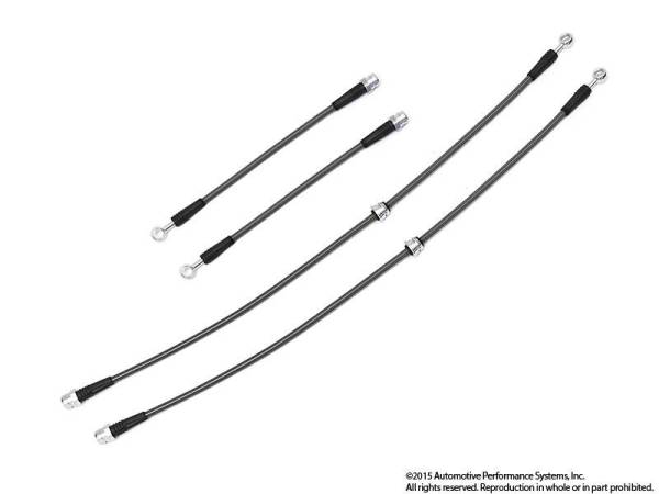 Neuspeed - NEUSPEED Sport Stainless Steel Brake Lines (Smoke Finish) for VW MKVII Golf / GTI & Audi A3 (8v) FWD