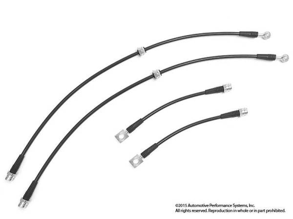 Neuspeed - NEUSPEED Sport Stainless Steel Brake Lines (Smoke Finish) for VW MKVII GTI PP