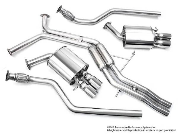 Neuspeed - NEUSPEED Stainless Steel Cat-back Exhaust for 2010-12 Audi S4 3.0T Quattro