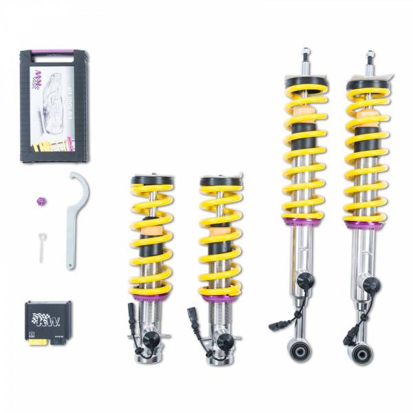 KW - KW KW Height Adjustable Coilovers With Standalone Ecu For Electronic Damper Control