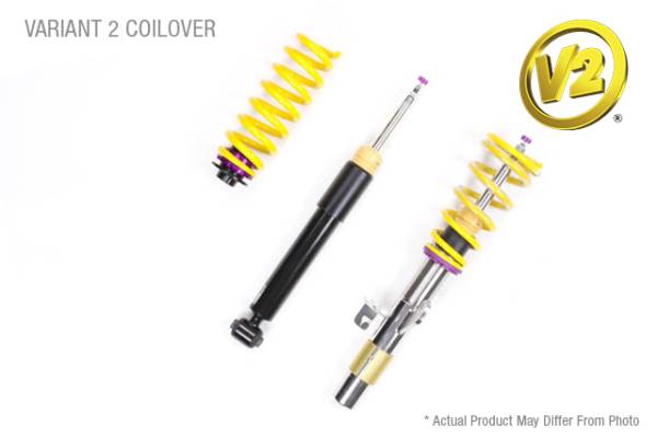 KW - KW Height adjustable stainless steel coilovers with adjustable rebound damping - 15281037