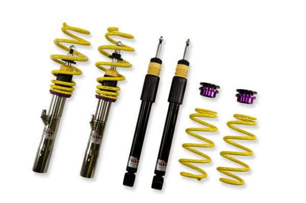 KW - KW Height adjustable stainless steel coilovers with adjustable rebound damping - 18010040