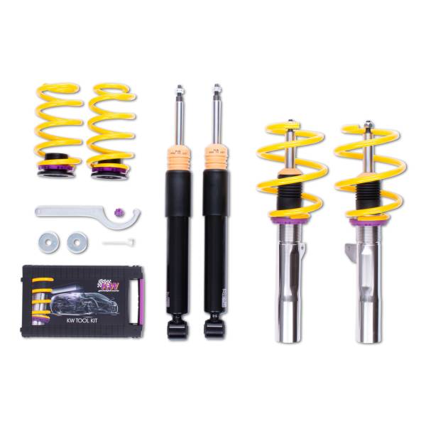 KW - KW Height adjustable stainless steel coilovers with adjustable rebound damping - 180200AG