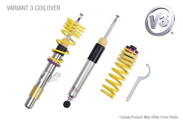 KW - KW Height Adjustable Coilovers with Independent Compression and Rebound Technology - 352800CC