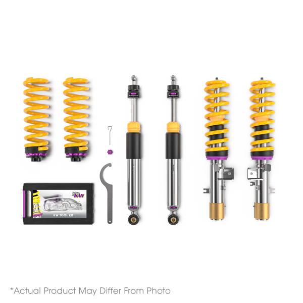 KW - KW Height Adjustable Coilovers with Independent Compression and Rebound Technology - 352081000M