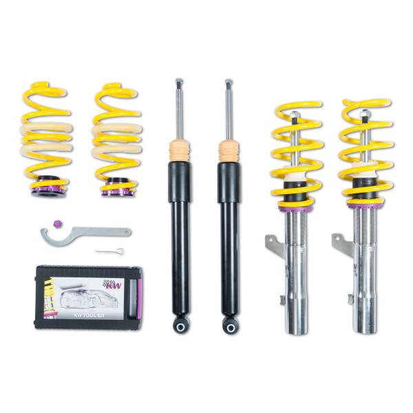 KW - KW Height adjustable stainless steel coilover system with pre-configured damping - 102800CB