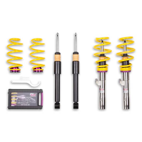KW - KW Height adjustable stainless steel coilovers with adjustable rebound damping - 15210039