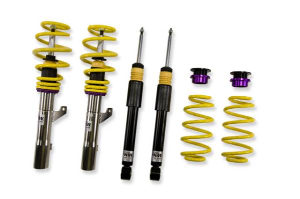 KW - KW Height adjustable stainless steel coilovers with adjustable rebound damping - 15210040