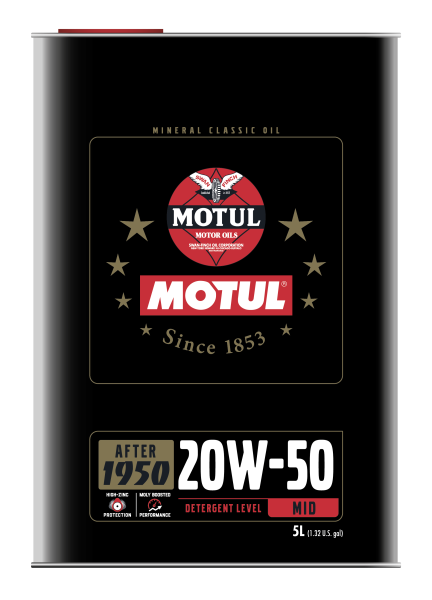 Motul - Motul CLASSIC PERFORMANCE 20W-50 4X5L US - 110622