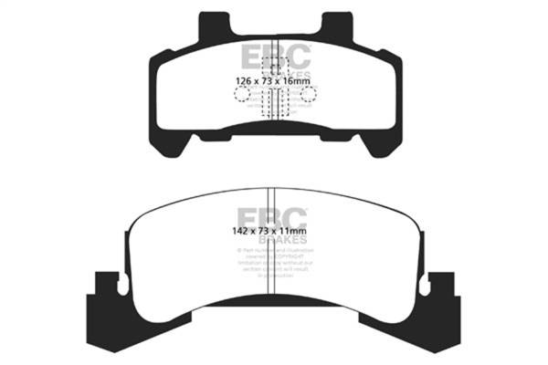 EBC Brakes - EBC Brakes Greenstuff 2000 Series Sport Brake Pads DP21173