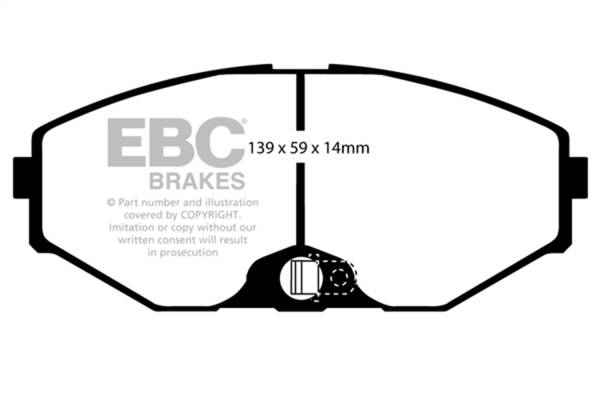 EBC Brakes - EBC Brakes Greenstuff 2000 Series Sport Brake Pads DP21471