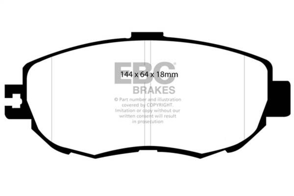 EBC Brakes - EBC Brakes Redstuff Ceramic Low Dust Brake Pads DP31006C