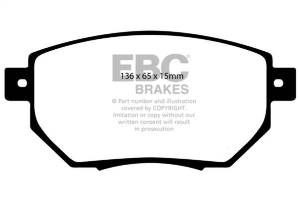 EBC Brakes - EBC Brakes Redstuff Ceramic Low Dust Brake Pads DP31659C