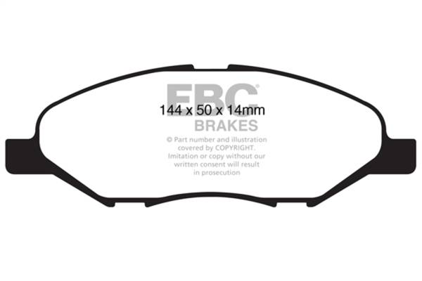 EBC Brakes - EBC Brakes Redstuff Ceramic Low Dust Brake Pads DP31832C