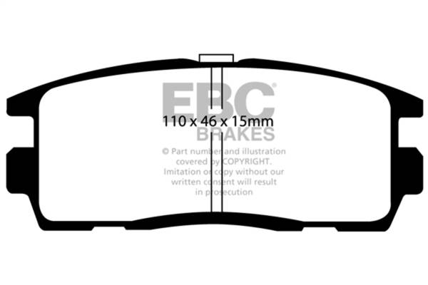 EBC Brakes - EBC Brakes Yellowstuff Street And Track Brake Pads DP41797R