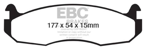 EBC Brakes - EBC Brakes Yellowstuff Street And Track Brake Pads DP41786R