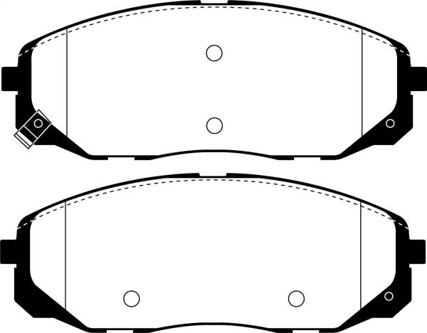 EBC Brakes - EBC Brakes 6000 Series Greenstuff Truck/SUV Brakes Disc Pads DP63061