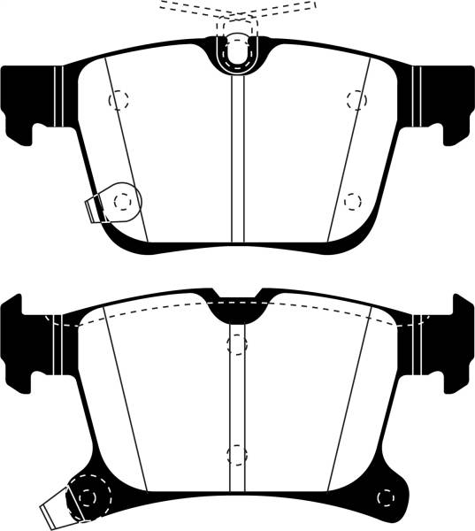 EBC Brakes - EBC Brakes 6000 Series Greenstuff Truck/SUV Brakes Disc Pads DP63066