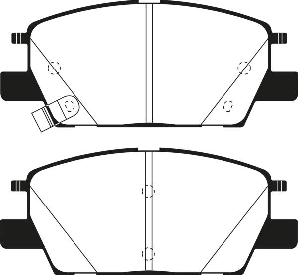 EBC Brakes - EBC Brakes 6000 Series Greenstuff Truck/SUV Brakes Disc Pads DP63068