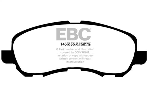 EBC Brakes - EBC Brakes Truck/SUV Extra Duty Brake Pads ED91614