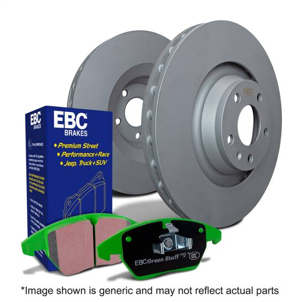 EBC Brakes - EBC Brakes S11 Kits Greenstuff 2000 and RK Rotors S11KF1005