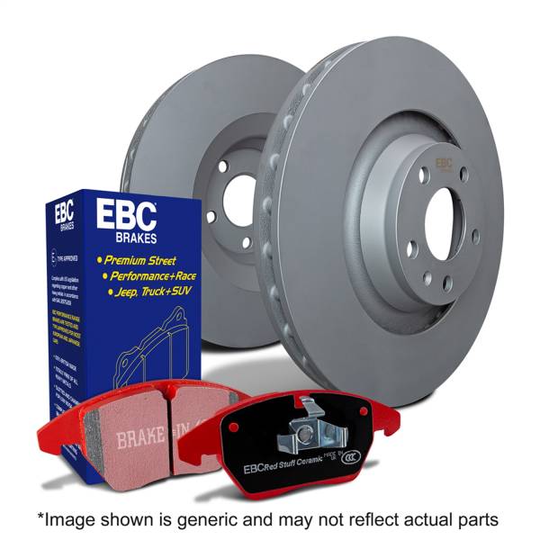 EBC Brakes - EBC Brakes S12 Kits Redstuff and RK Rotors S12KF1086