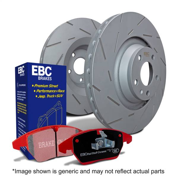 EBC Brakes - EBC Brakes S4 Kits Redstuff and USR Rotor S4KF1096