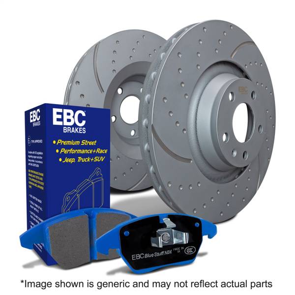 EBC Brakes - EBC Brakes S6 Kits Bluestuff and GD Rotors S6KF1063