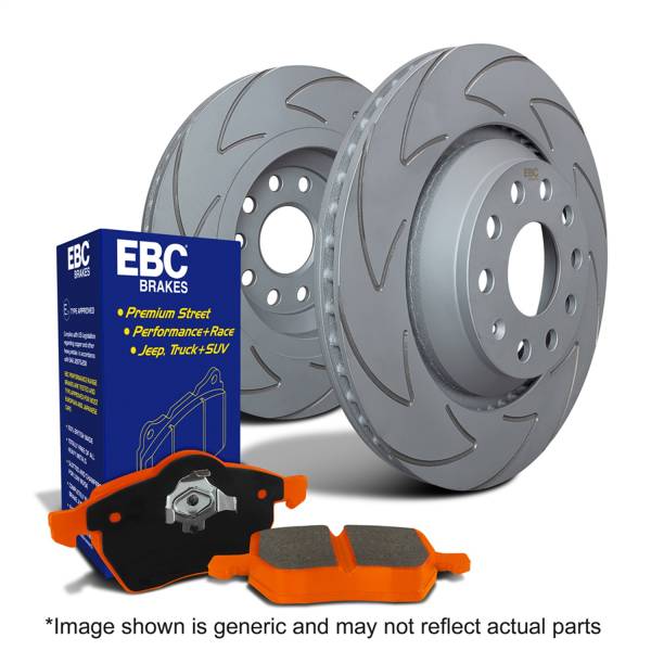 EBC Brakes - EBC Brakes S7 Kits Orangestuff and BSD Rotors S7KR1037