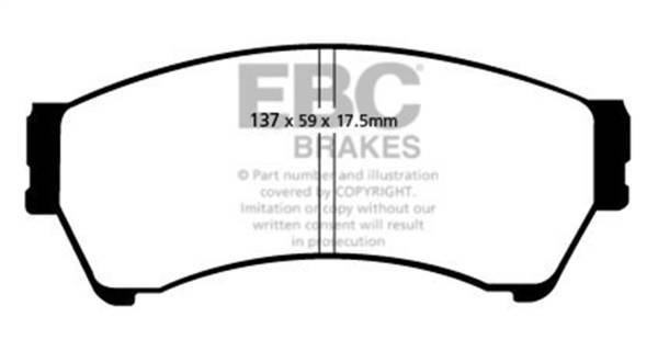 EBC Brakes - EBC Brakes Ultimax OEM Replacement Brake Pads UD1192